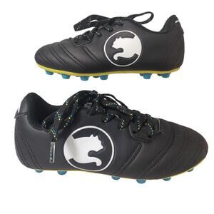Puma ProCat SZ 13 Youth Pitch Soccer Cleats Black Shoes Athletic Outdoor